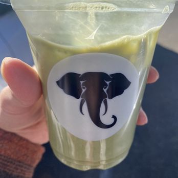 Black Elephant Coffee - Burbank - Matcha Lavender Latte (Organic) - Coffee & Tea Near Me - Burbank, California