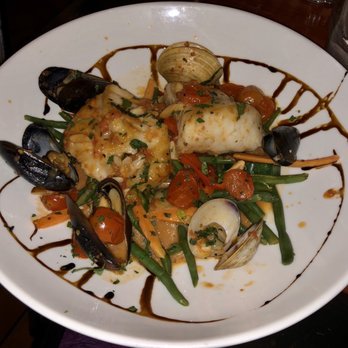 Cafe Gabbiano - Grouper. I got it without the risotto. - Italian Near Me - Sarasota, Florida