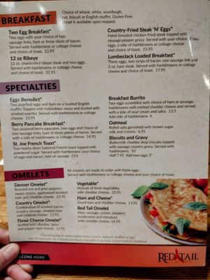 Menu photo 4 Red Tail Bar & Grill Worley, ID Menu photo 4 Red Tail Bar & Grill Worley, ID