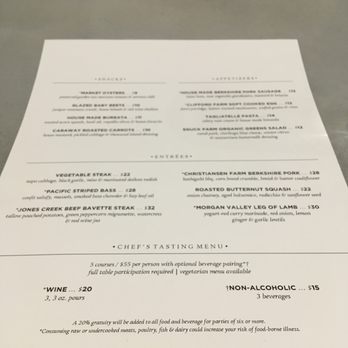 Table X - Seasonal menu (spring 2019) - New American Near Me - Salt Lake City, Utah Table X - Seasonal menu (spring 2019) - New American Near Me - Salt Lake City, Utah