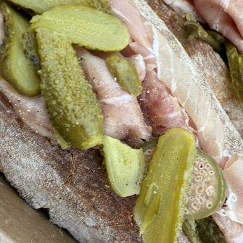Maison Matho - Daniel's favorite sandwich (Prosciutto di parma, butter & cornichons on their own baguette) - Bakeries Near Me - Los Angeles, California