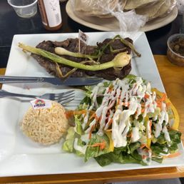 Carne asada plate