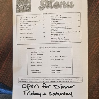 My Sisters Cafe - Cafes Near Me - Gold Canyon, Arizona