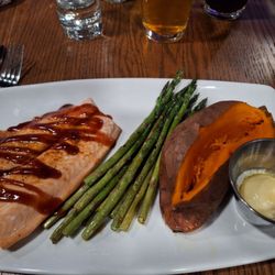 Riverside Golf - BBQ salmon
