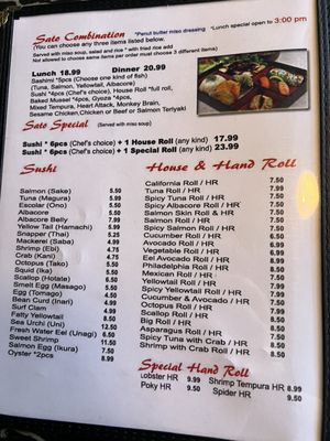 Menu photo 5 Sato Sushi Lancaster, CA