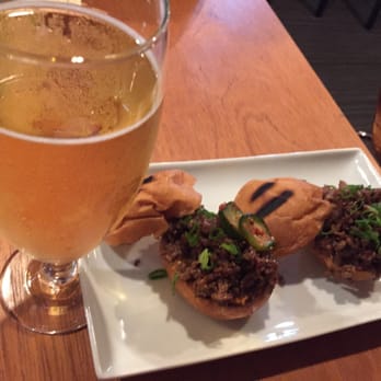 Chan Seattle - Pear cider $5 and bulgogi slider HH price $6 - Asian Fusion Near Me - Seattle, Washington Chan Seattle - Pear cider $5 and bulgogi slider HH price $6 - Asian Fusion Near Me - Seattle, Washington