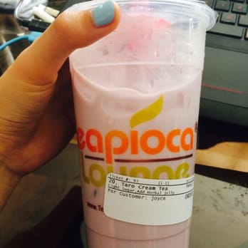 Teapioca Lounge - Taro milk tea with herbal jelly isn't absolute favorite!!! :D - Coffee & Tea Near Me - Austin, Texas Teapioca Lounge - Taro milk tea with herbal jelly isn't absolute favorite!!! :D - Coffee & Tea Near Me - Austin, Texas