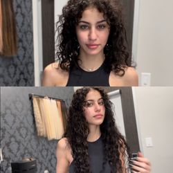 David Andreas Hair Extensions - 22" curly tape in extensions