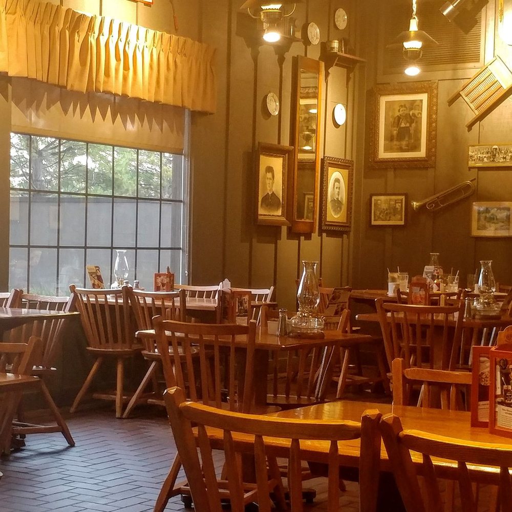 Cracker Barrel Old Country Store - not during breakfast and lunch but for a dinner time 4 p.m. the candles are lit. far back dining room or could be for meetings - American Near Me - Lincoln, Illinois Cracker Barrel Old Country Store - not during breakfast and lunch but for a dinner time 4 p.m. the candles are lit. far back dining room or could be for meetings - American Near Me - Lincoln, Illinois