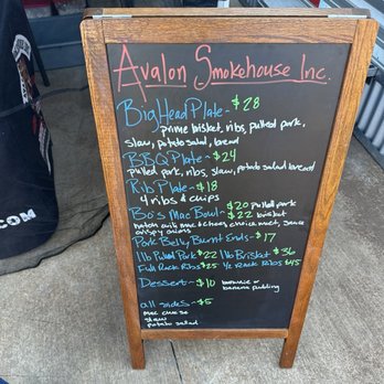 Avalon Smokehouse - Menu of deliciousness - Food Stands Near Me - Avalon, California Avalon Smokehouse - Menu of deliciousness - Food Stands Near Me - Avalon, California