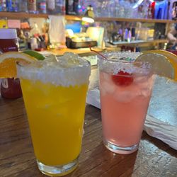 T J's Bar & Grill - Mango & prickly pear margarita
