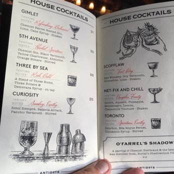 Antidote - Great menus for wonderful cocktails - Cocktail Bars Near Me - Asheville, North Carolina