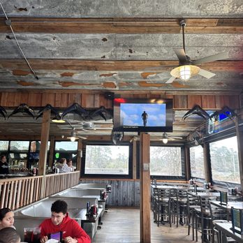 Salty Cow - Inside and they are building a deck on the back to eat outside overlooking the water - Desserts Near Me - Shallotte, North Carolina Salty Cow - Inside and they are building a deck on the back to eat outside overlooking the water - Desserts Near Me - Shallotte, North Carolina