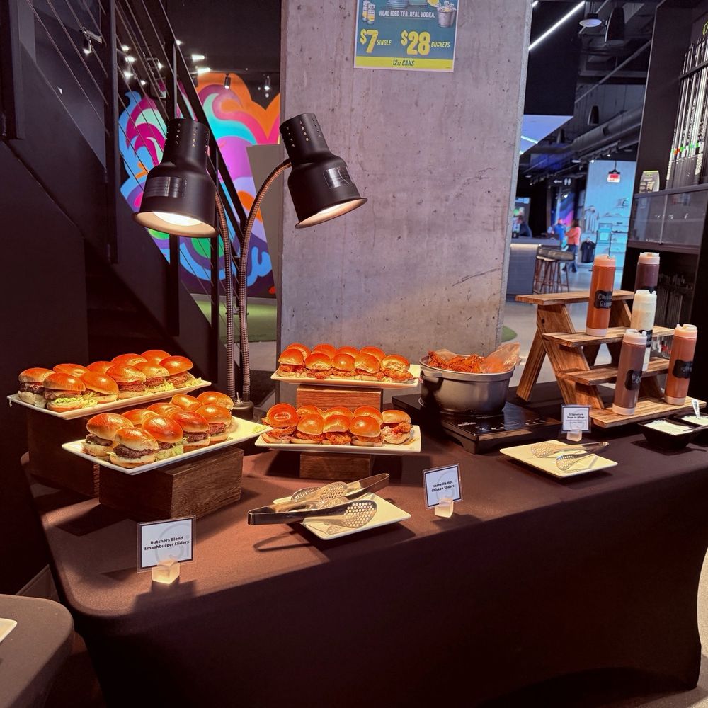 Five Iron Golf - Catered meal set up - Venues & Event Spaces Near Me - Indianapolis, Indiana Five Iron Golf - Catered meal set up - Venues & Event Spaces Near Me - Indianapolis, Indiana