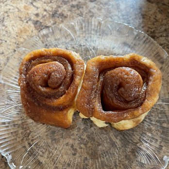 Cherry Hut - Cinnamon rolls after warming up - American Near Me - Beulah, Michigan Cherry Hut - Cinnamon rolls after warming up - American Near Me - Beulah, Michigan