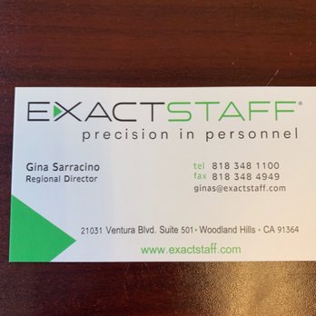Exact Staff - Employment Agencies Near Me - Calabasas, California Exact Staff - Employment Agencies Near Me - Calabasas, California