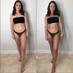 Golden Soul Spray Tan - Before and after