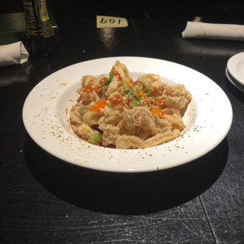 Sushi Hai - My fave appetizer calamari enjoyed at Sushi Hai for the Comedy Night - Sushi Bars Near Me - Denver, Colorado