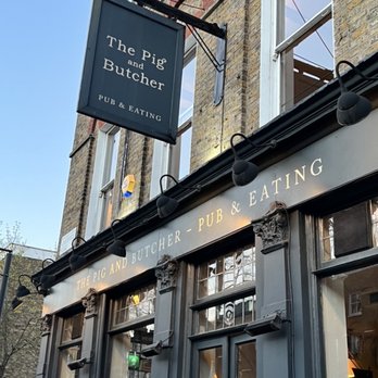 The Pig and Butcher - Outside business - British Near Me - London, XGL The Pig and Butcher - Outside business - British Near Me - London, XGL