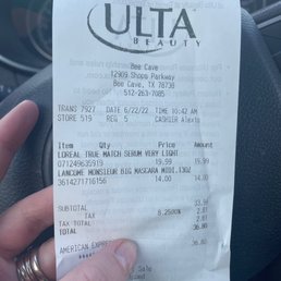 Receipt..
