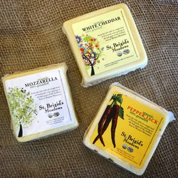 St Brigids Meadows - Cheese made exclusively from organic spring and summer milk