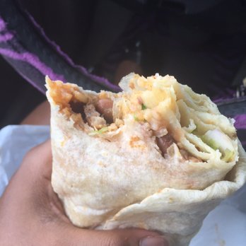 Taqueria Maranatha - A few bites into it! - Mexican Near Me - Madera, California Taqueria Maranatha - A few bites into it! - Mexican Near Me - Madera, California