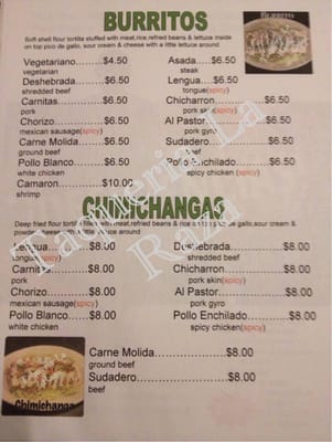 Menu photo 6 Taqueria La Raza Philadelphia, PA Menu photo 6 Taqueria La Raza Philadelphia, PA