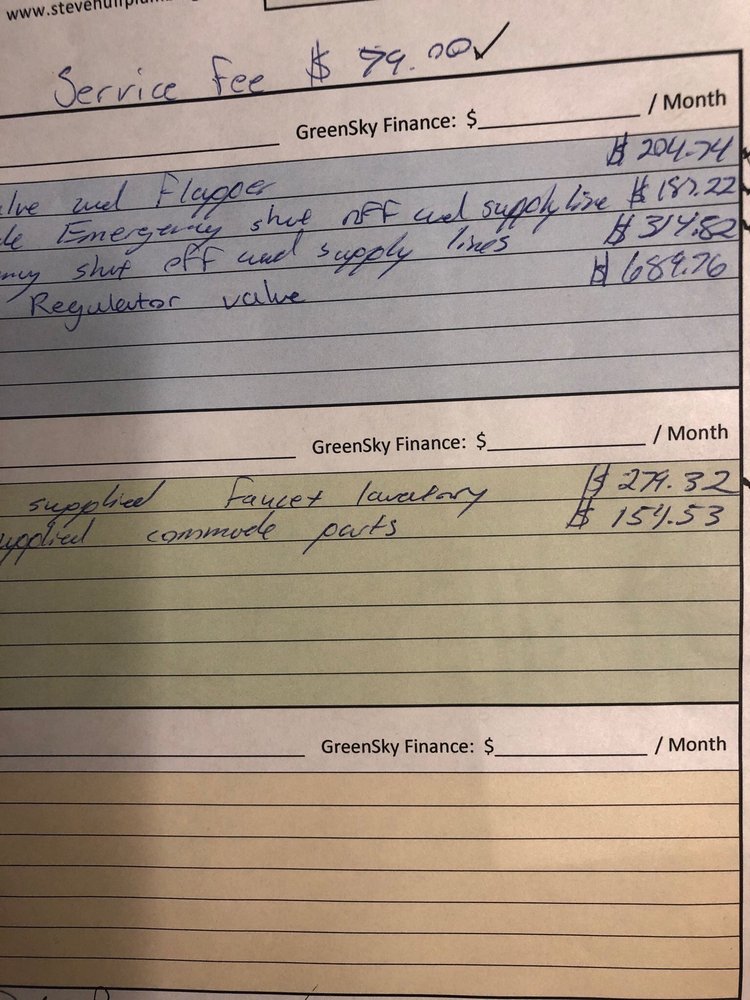 Slide of Huff Steve Plumbing