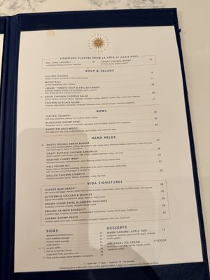 Menu photo 1 Vida Las Vegas, NV