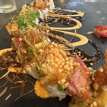 M Sushi Bistro - The M roll. Wow ! Freaking outrageous!! - Sushi Bars Near Me - Lodi, California