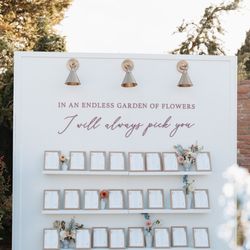 Wedding Escort Wall