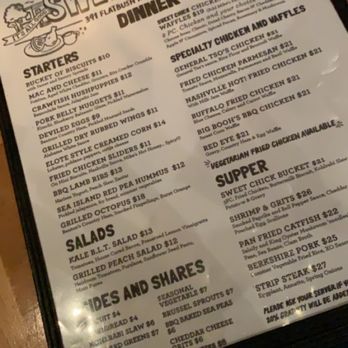 Sweet Chick - Dinner Menu - Breakfast & Brunch Near Me - Brooklyn, New York Sweet Chick - Dinner Menu - Breakfast & Brunch Near Me - Brooklyn, New York