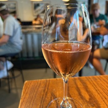 Taylor Shellfish Farms - Good sparkling wine but the pours are a bit stingy (that glass is smaller than it looks). - Seafood Near Me - Seattle, Washington Taylor Shellfish Farms - Good sparkling wine but the pours are a bit stingy (that glass is smaller than it looks). - Seafood Near Me - Seattle, Washington