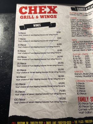 Menu photo 7 Chex Grill & Wings Charlotte, NC Menu photo 7 Chex Grill & Wings Charlotte, NC