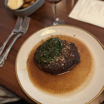 Dear Margaret - dry aged steak w/ creamed nettles - French Near Me - Chicago, Illinois