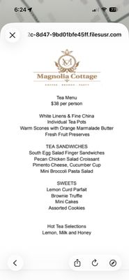 Menu photo 1 The Cottage On Main Duluth, GA