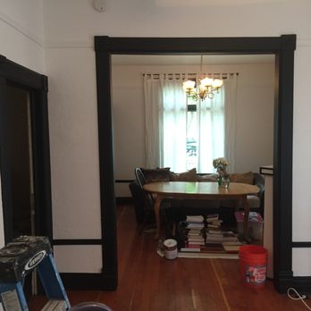 Place Painting - Flat paints help to hide imperfections in this old house. - Painters Near Me - Harpswell, Maine