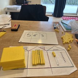 Miss Math - Working on 2nd grade place value.