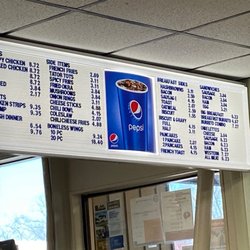 Sebree Dairy Bar - Menu