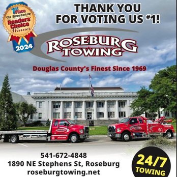 Roseburg Towing - Roadside Assistance Near Me - Roseburg, Oregon Roseburg Towing - Roadside Assistance Near Me - Roseburg, Oregon