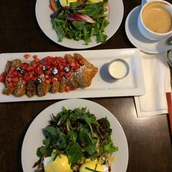 Blu Jam Cafe - Crunchy French toast -- I have tried 3 times and I alway wish the cream has more flavor. But I like the texture tho :) - Breakfast & Brunch Near Me - Sherman Oaks, California