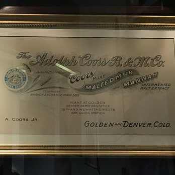 Coors - History - Beer Tours Near Me - Golden, Colorado Coors - History - Beer Tours Near Me - Golden, Colorado