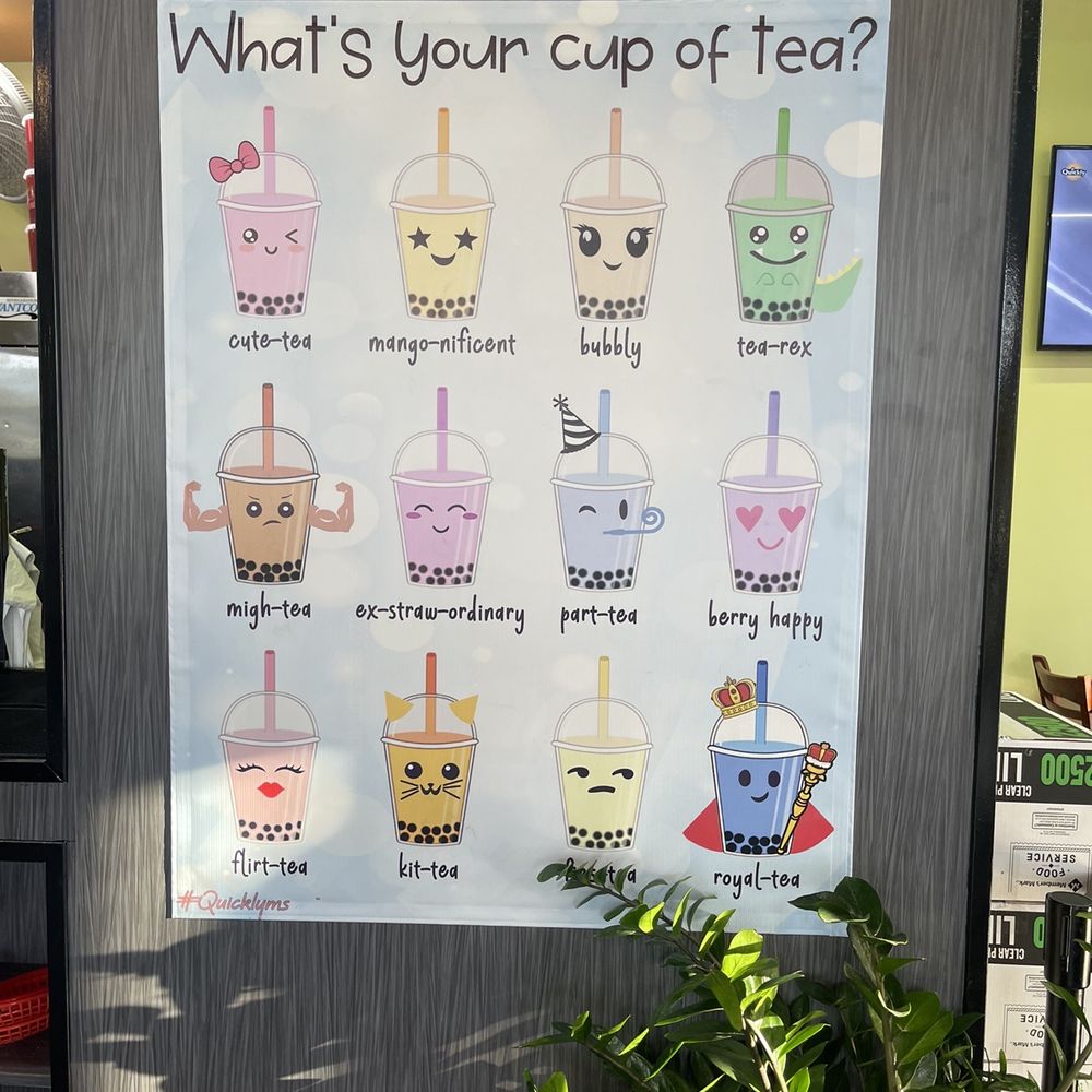 Quickly Asian Fusion Cafe - Cute Boba Poster! - Taiwanese Near Me - D'Iberville, Mississippi Quickly Asian Fusion Cafe - Cute Boba Poster! - Taiwanese Near Me - D'Iberville, Mississippi