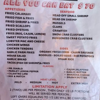 Mr Crab Seafood Boils - All you can eat for $70 promo - Seafood Near Me - Sparks, Nevada Mr Crab Seafood Boils - All you can eat for $70 promo - Seafood Near Me - Sparks, Nevada