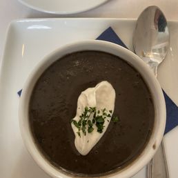 Black bean soup Black bean soup