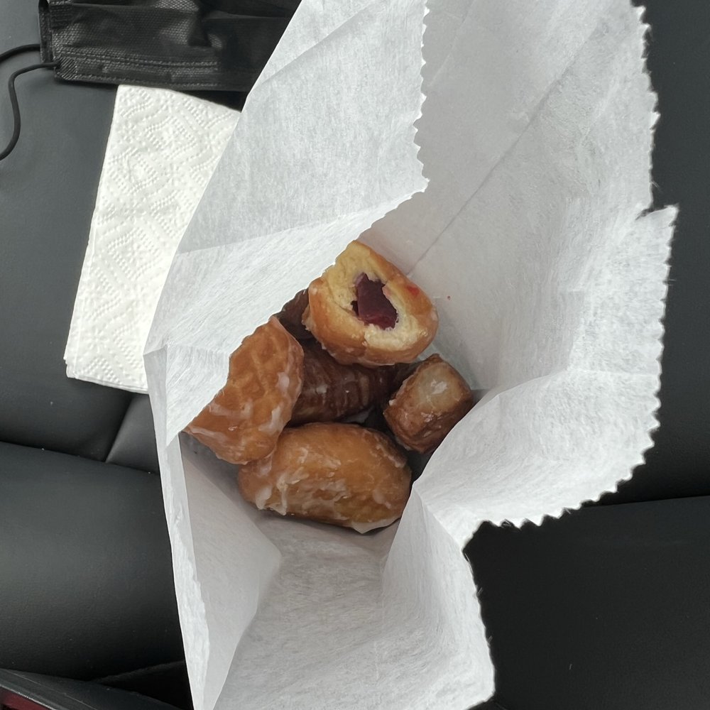 Happy Donuts - Assortment of Jelly, Custard, and Cronut holes - Donuts Near Me - Palo Alto, California