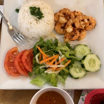 Pho Saigon - Shrimp & rice & salad - Vietnamese Near Me - West Palm Beach, Florida