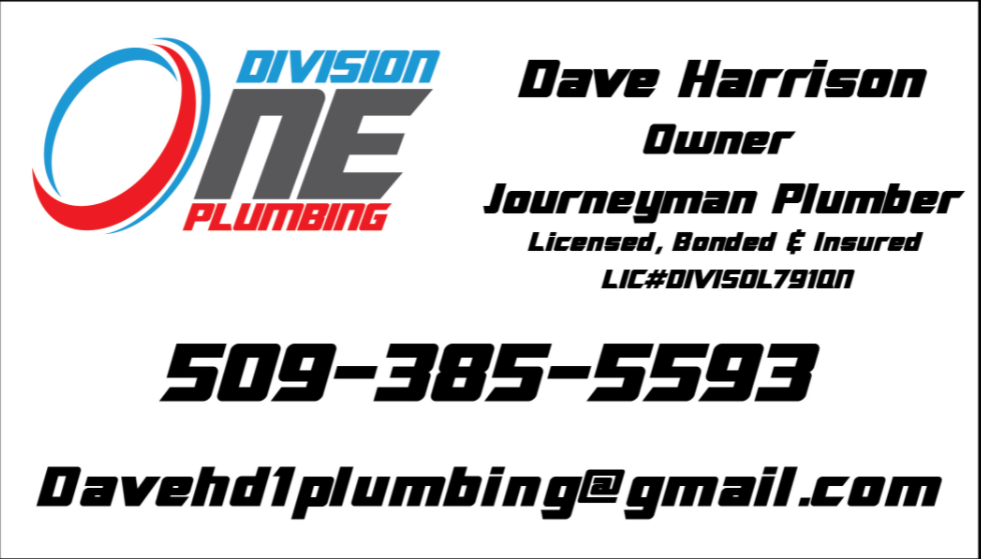 Slide of Division One Plumbing