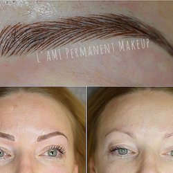 6D nano microblading by L'AMI