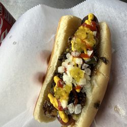 The Brat Bar - Cheddar brat
